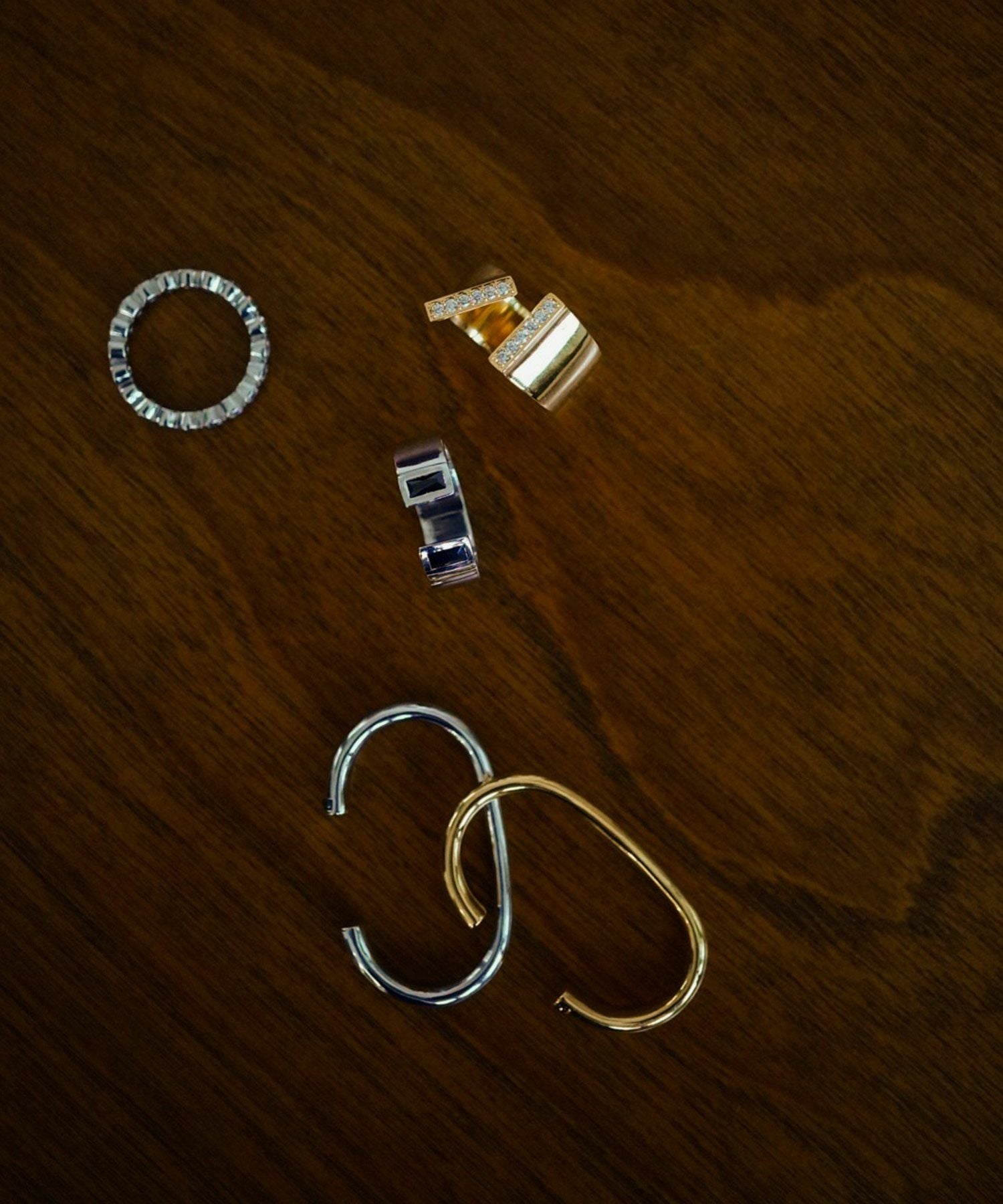 2トーンダブルリング