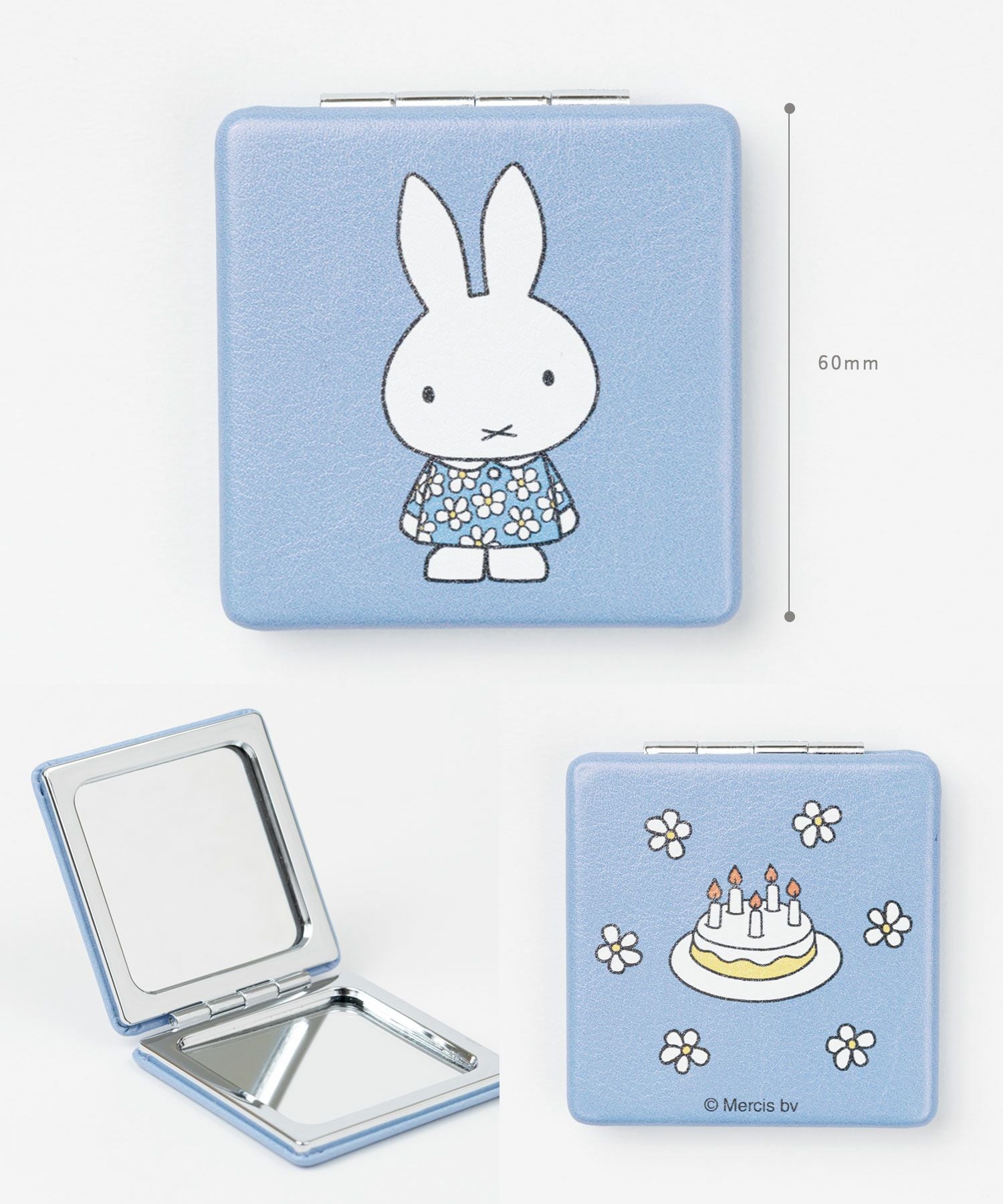 ミッフィーBLUE FLOWERコンパクトミラー | 【公式】MUK ONLINE SHOP