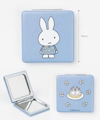 ミッフィー BLUE FLOWER コンパクトミラー