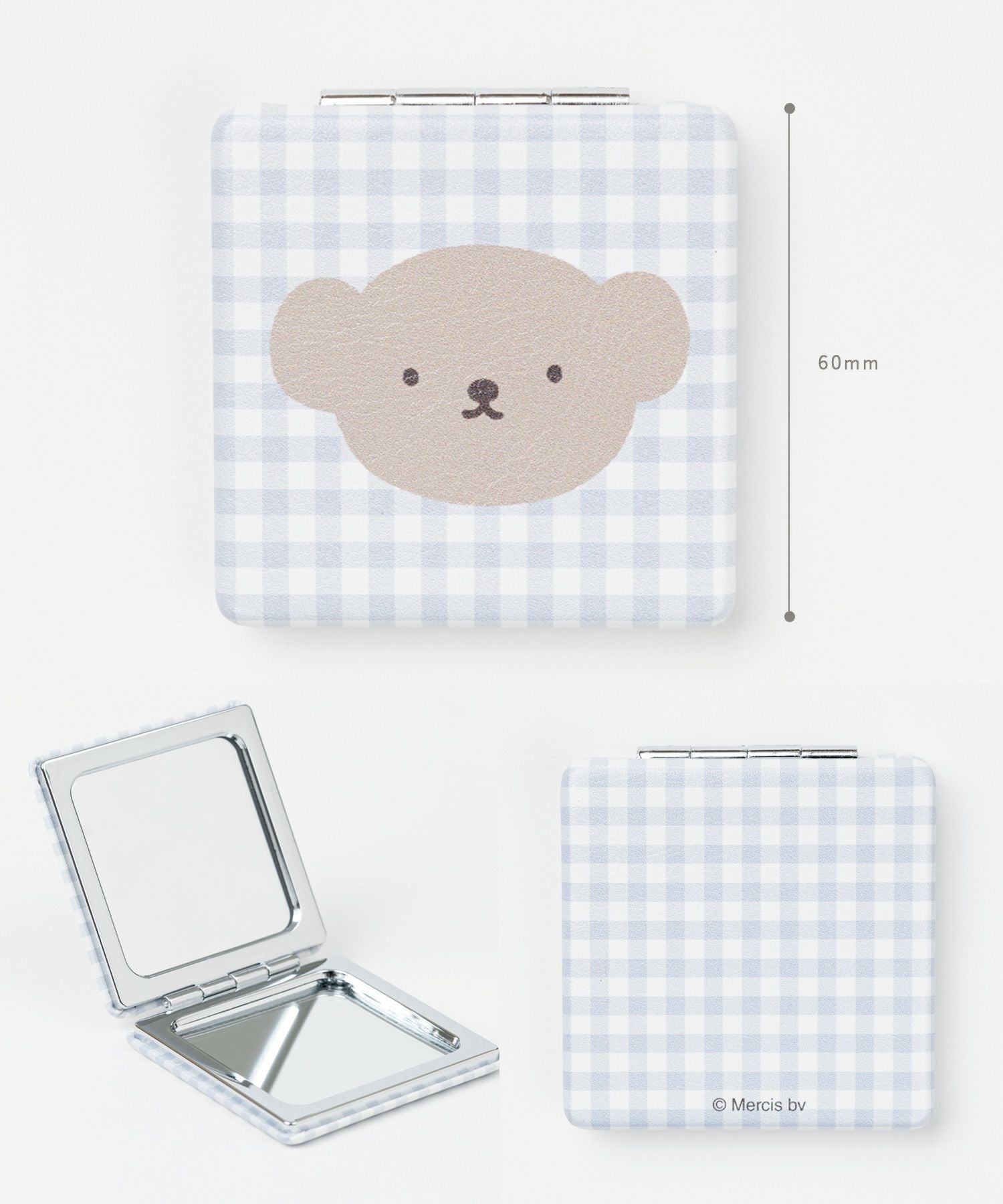 ミッフィー BRUNA PLAID コンパクトミラー