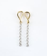 ドロップメタル×チェーンピアス【MUK lucenzio】