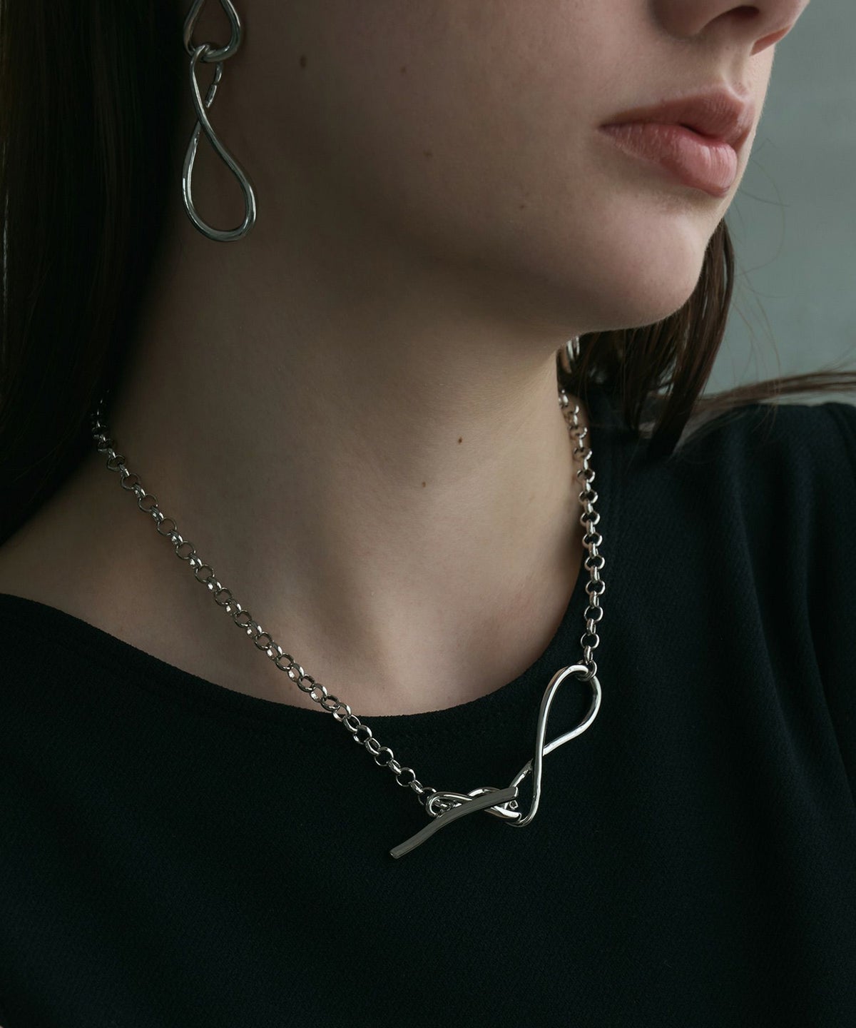 ドロップメタル×チェーンネックレス【MUK lucenzio】