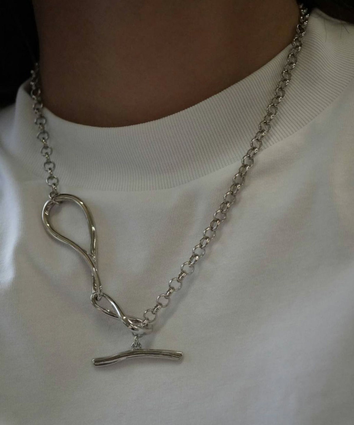 ドロップメタル×チェーンネックレス【MUK lucenzio】