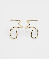 リニアキュービックチタンポストピアス