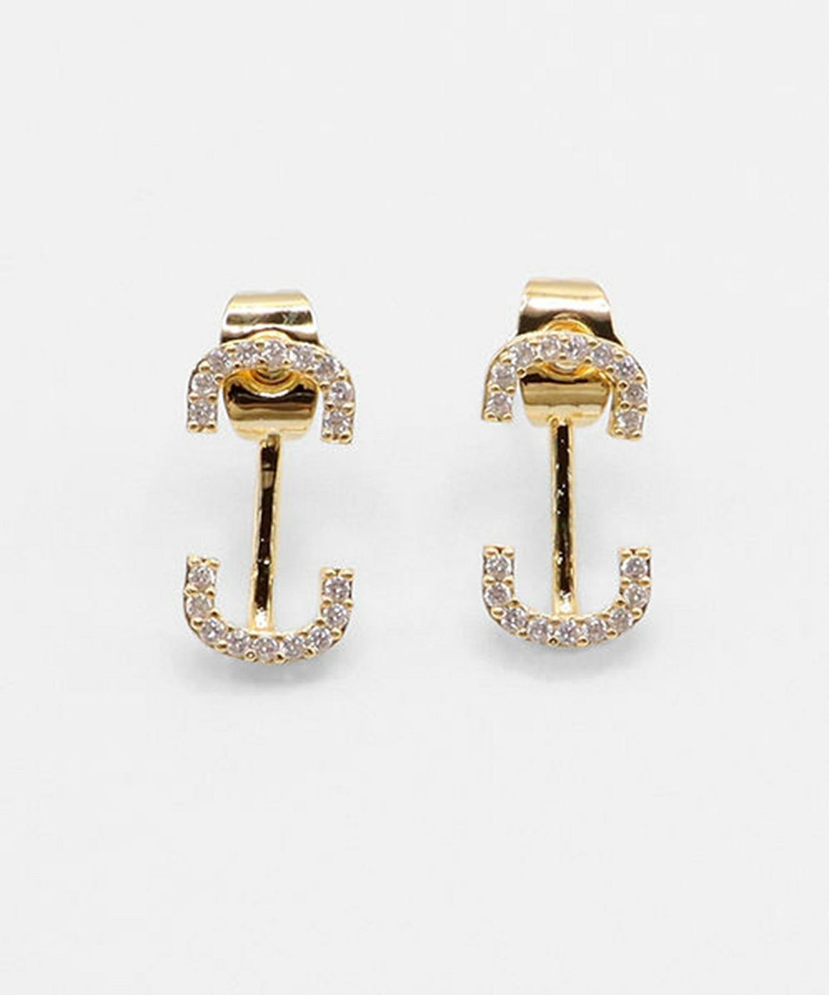 バックキャッチカーブチタンポストピアス