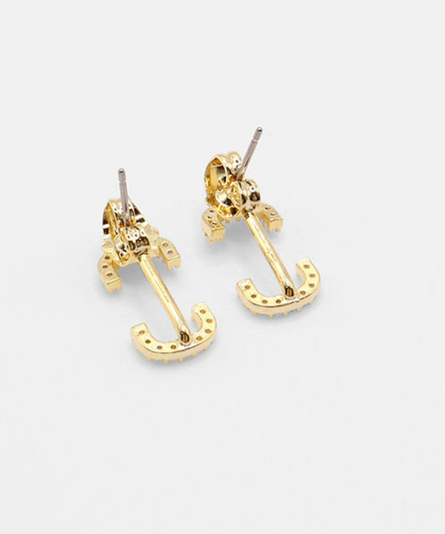 バックキャッチカーブチタンポストピアス