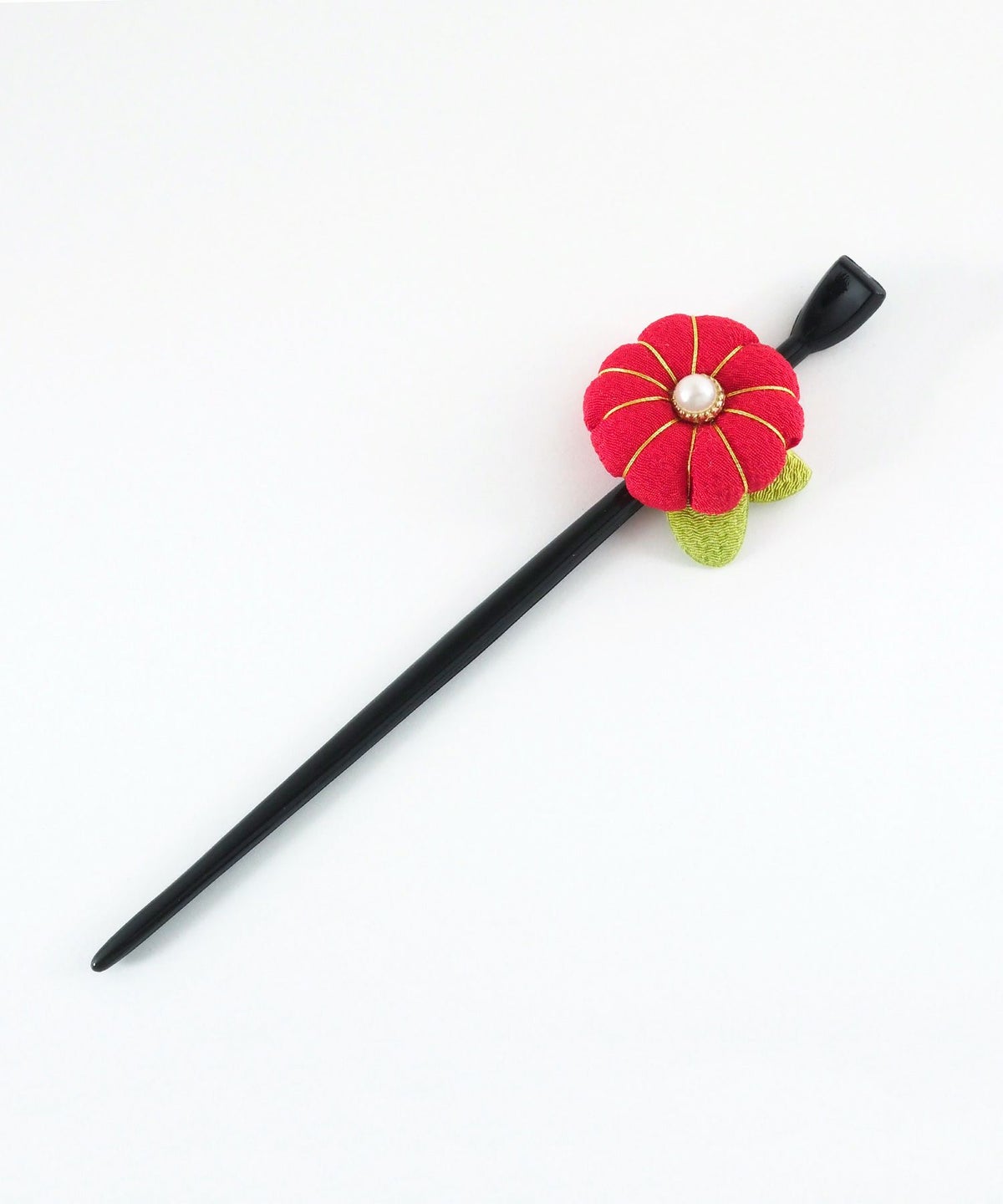 ちりめん花かんざし