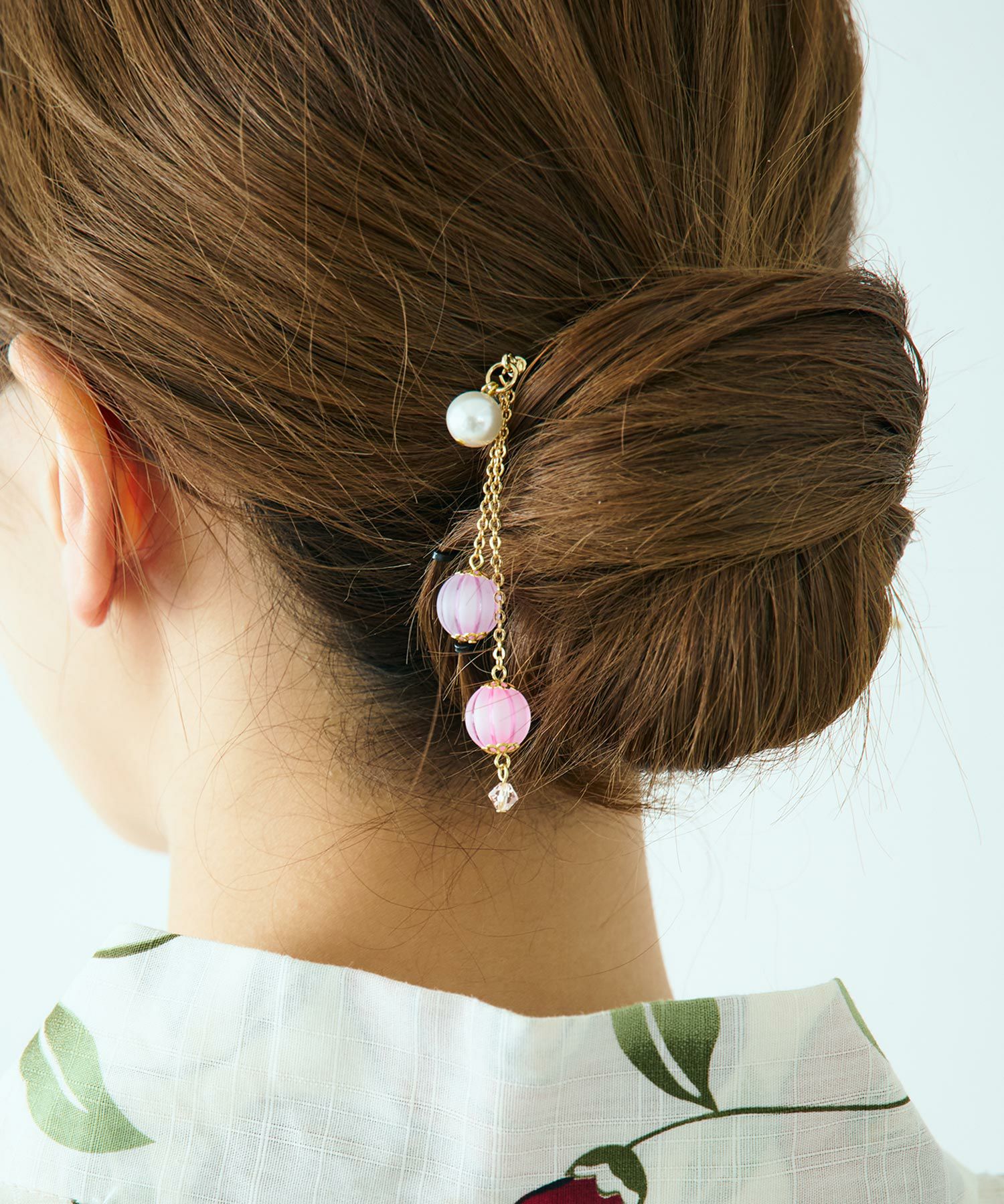 あめ玉パールかんざし