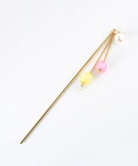 あめ玉パールかんざし