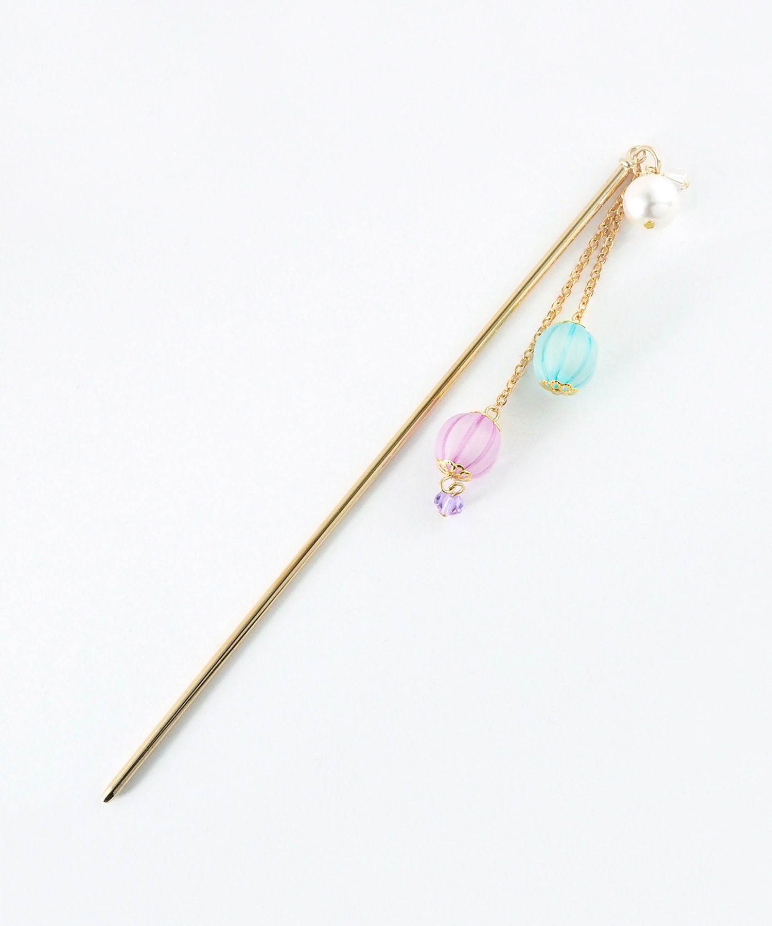 あめ玉パールかんざし