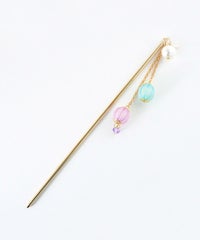 あめ玉パールかんざし