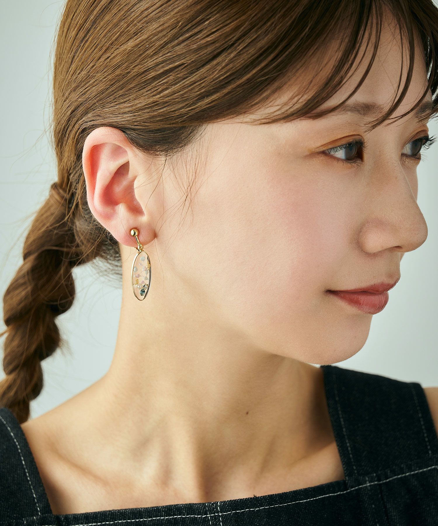 ドライフラワーバースストーンイヤリング | 【公式】MUK ONLINE SHOP