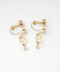 ダブルリングイヤリング