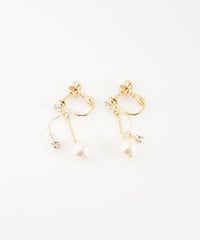 パールチェーンイヤリング