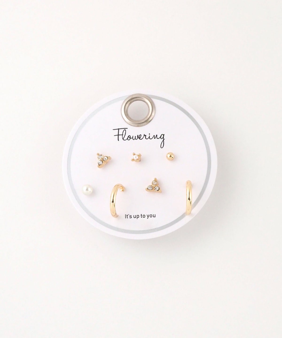 フープステンレスポストセットピアス