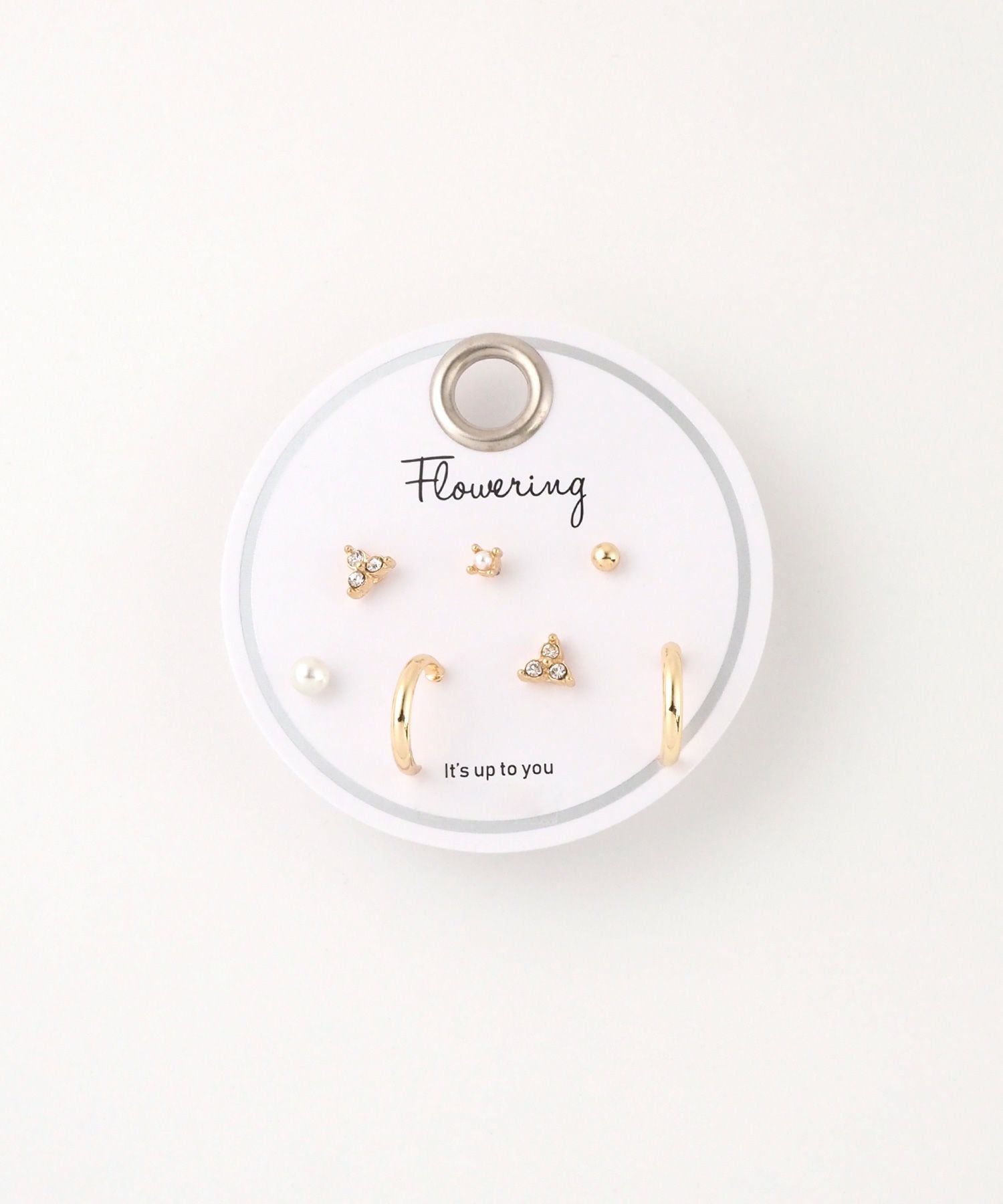 フープステンレスポストセットピアス