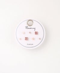 クローバーステンレスポストセットピアス