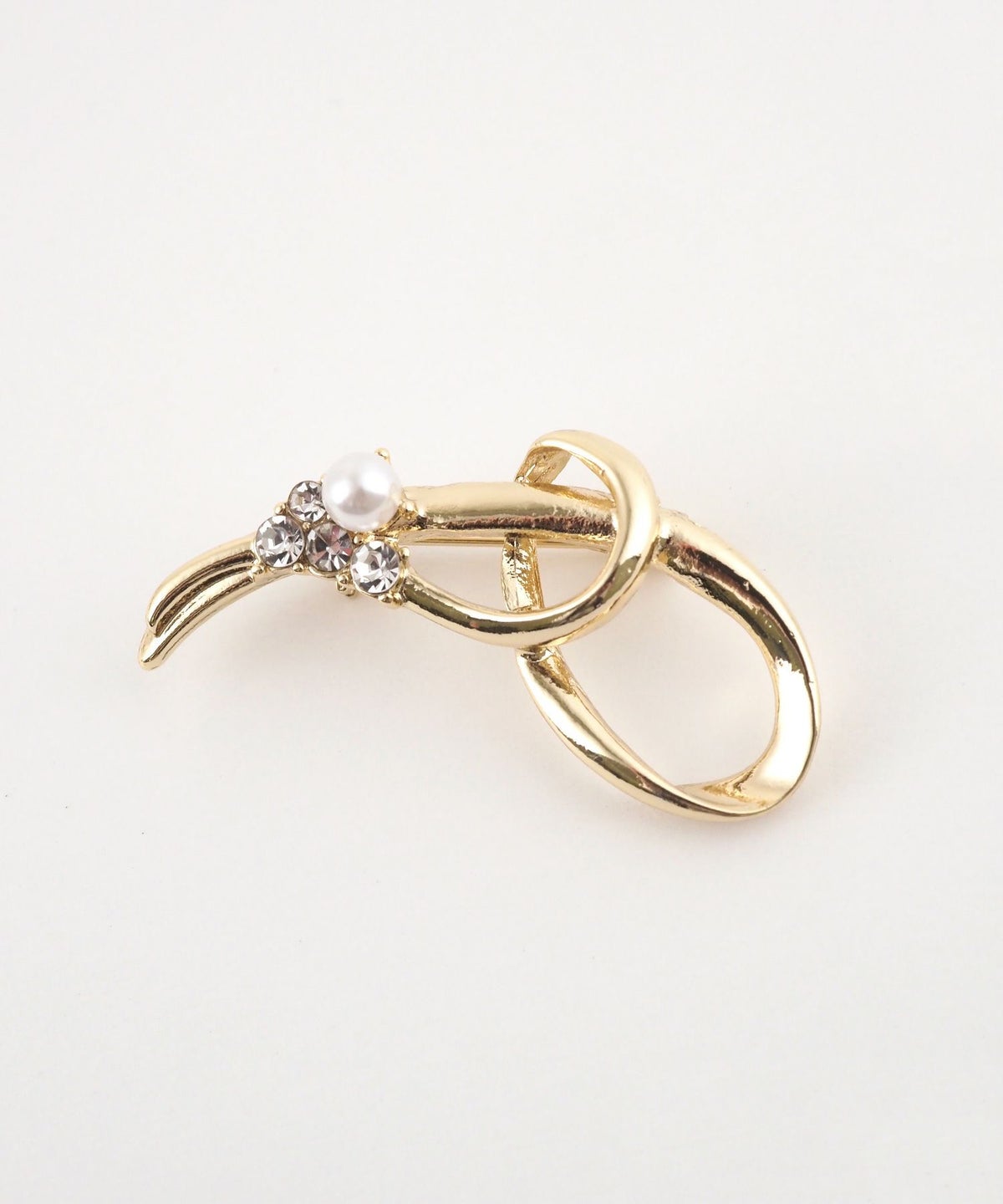 ニュアンスラインパールセットブローチ