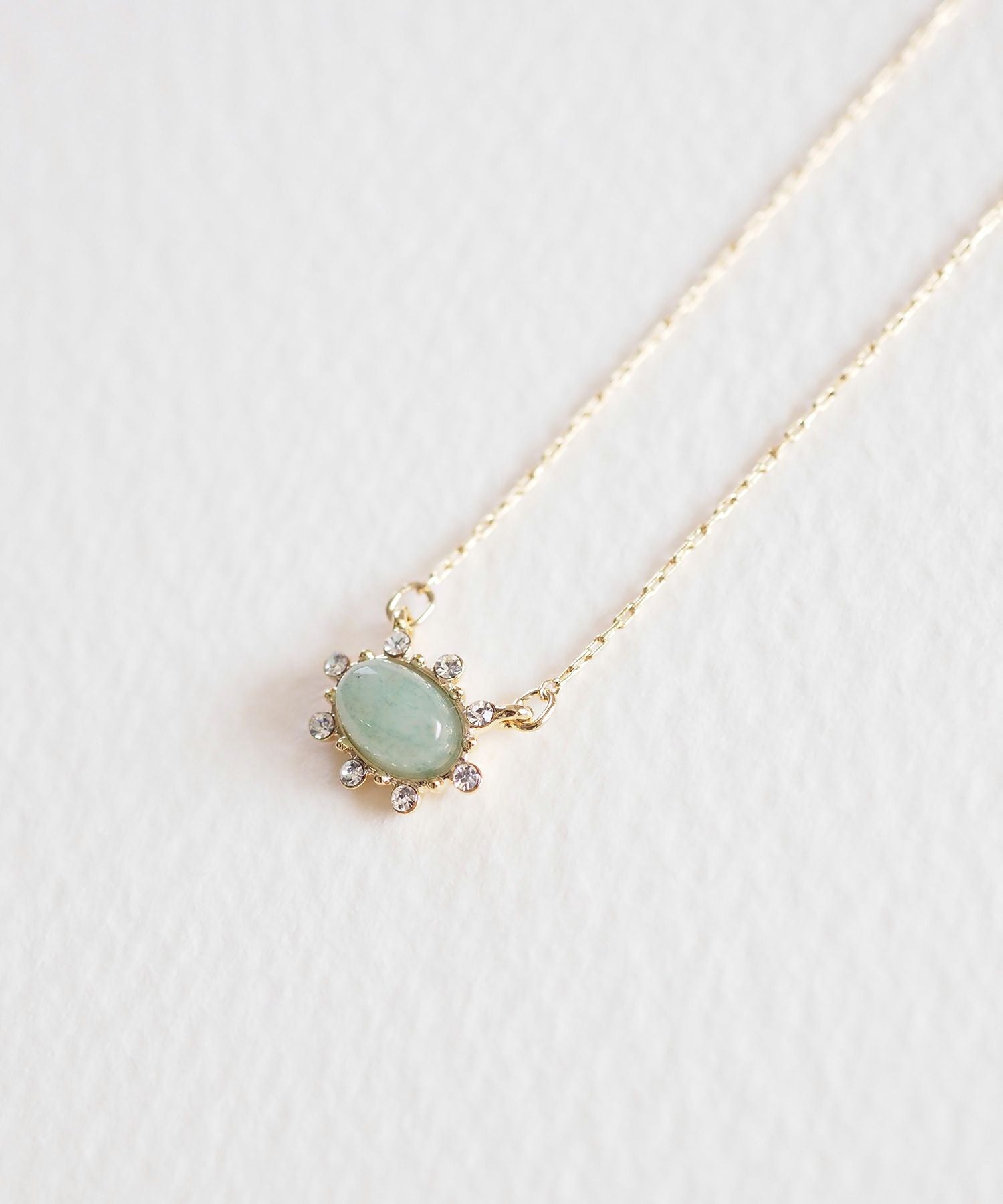 10%off】ナチュラルストーンオーバルネックレス【MUK Dreamy stone