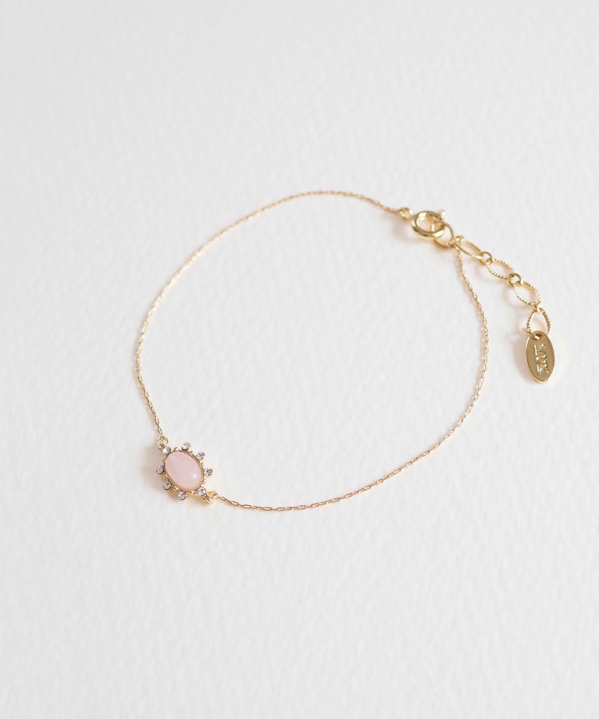 ナチュラルストーンオーバルブレスレット【MUK Dreamy stone】