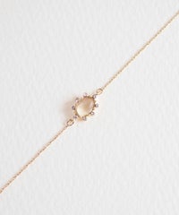 ナチュラルストーンオーバルブレスレット【MUK Dreamy stone】