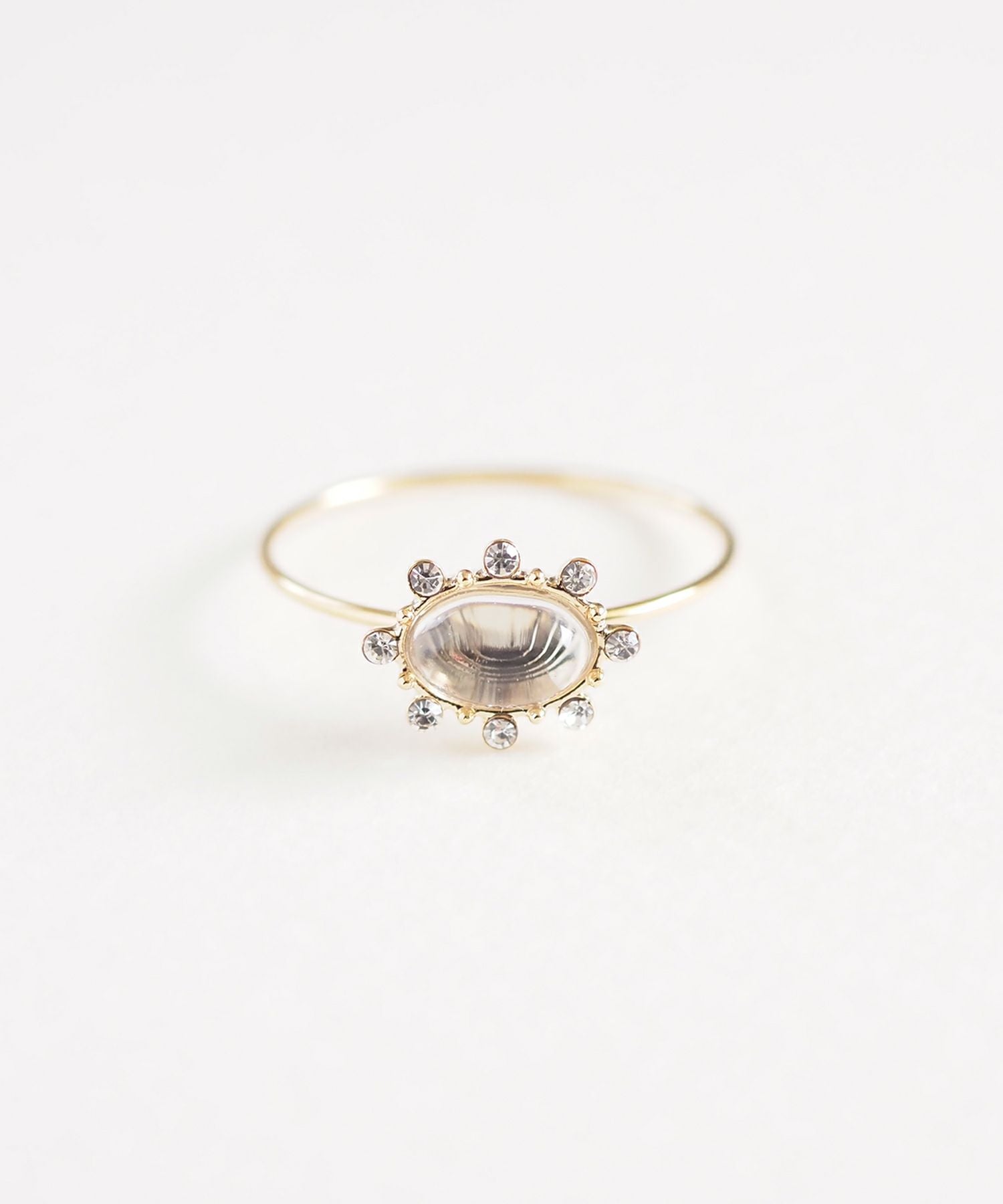 ナチュラルストーンオーバルリング【MUK Dreamy stone】