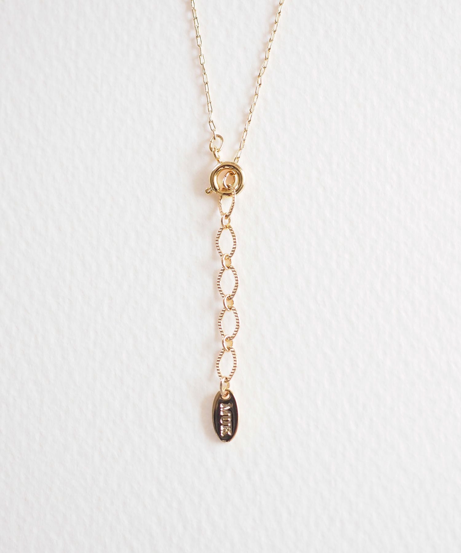 ナチュラルストーンガラスポイントネックレス【MUK Dreamy stone】