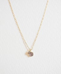 ナチュラルストーンガラスポイントネックレス【MUK Dreamy stone】