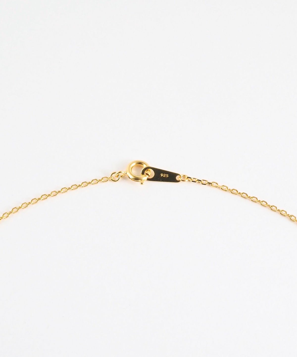 [SV925]ミルオーバルクリスタルロングネックレス