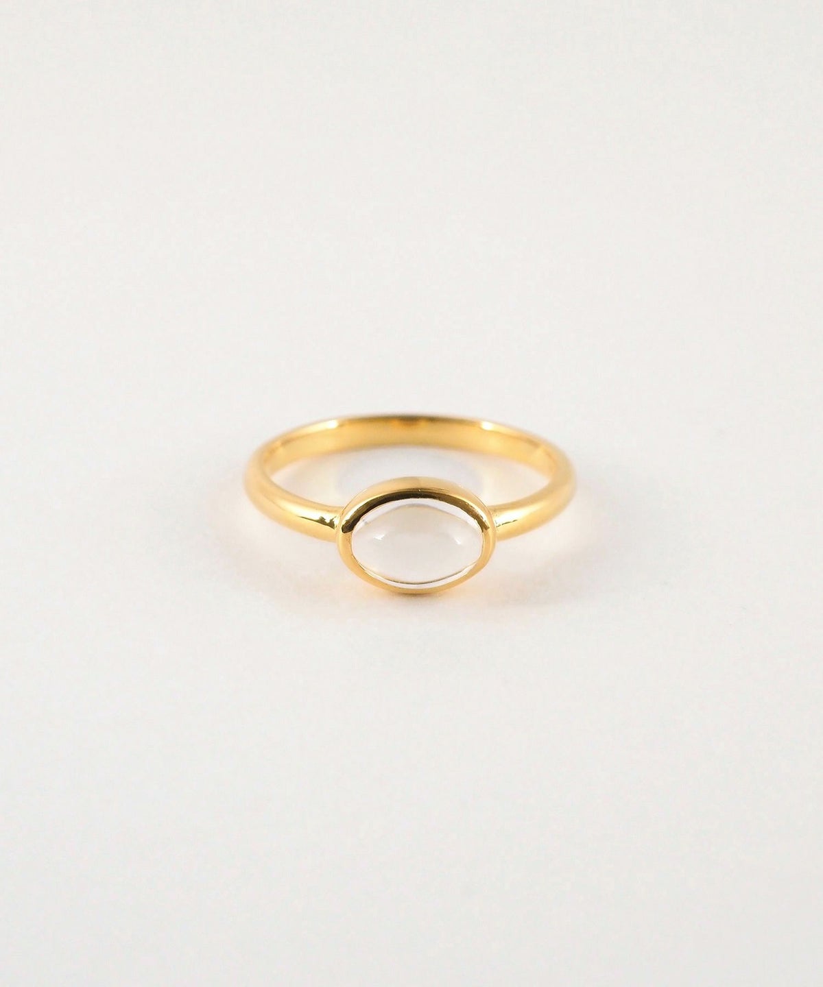 [SV925]オーバルクリスタルリング