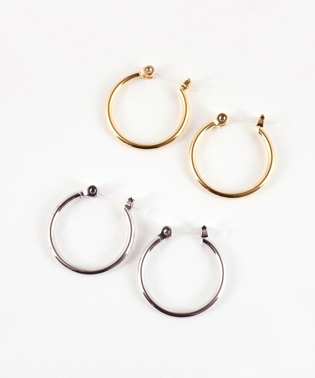 18mmフープ樹脂ポストピアス