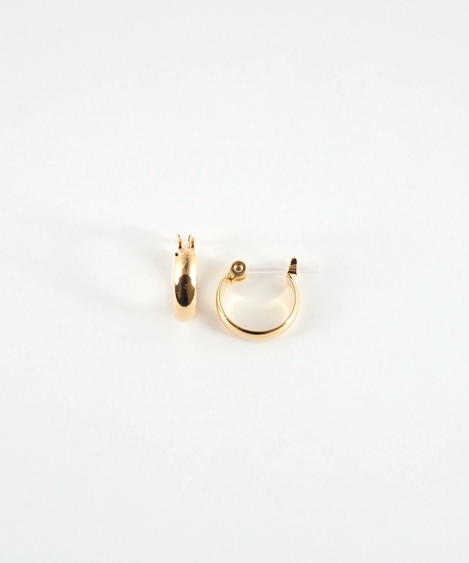 12mm甲丸フープ樹脂ポストピアス