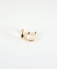 12mm甲丸フープ樹脂ポストピアス