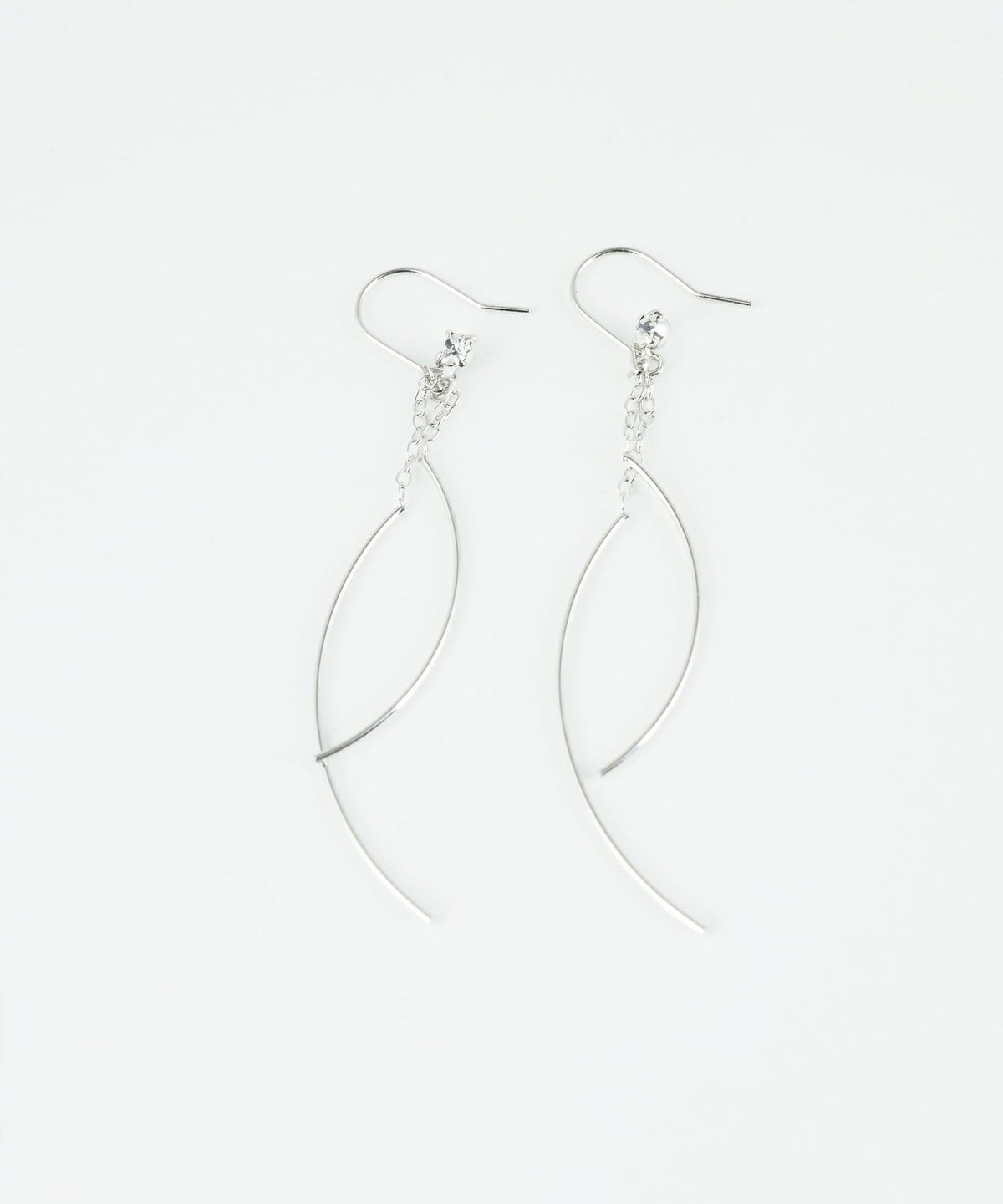 ダブルラインスイングフックピアス