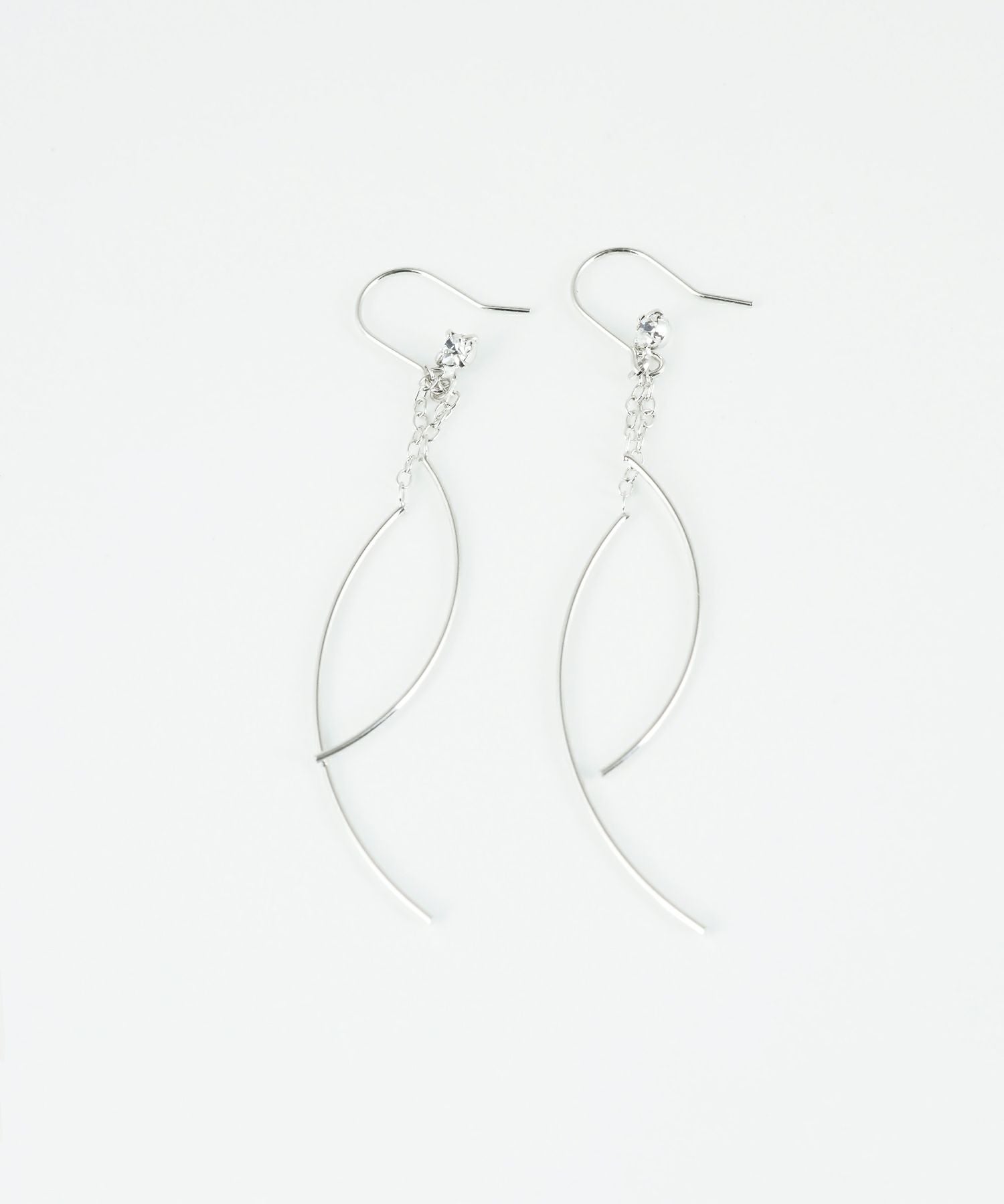 ダブルラインスイングフックピアス