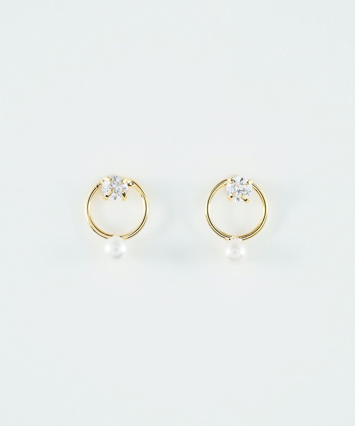 サークルラインミニピアス