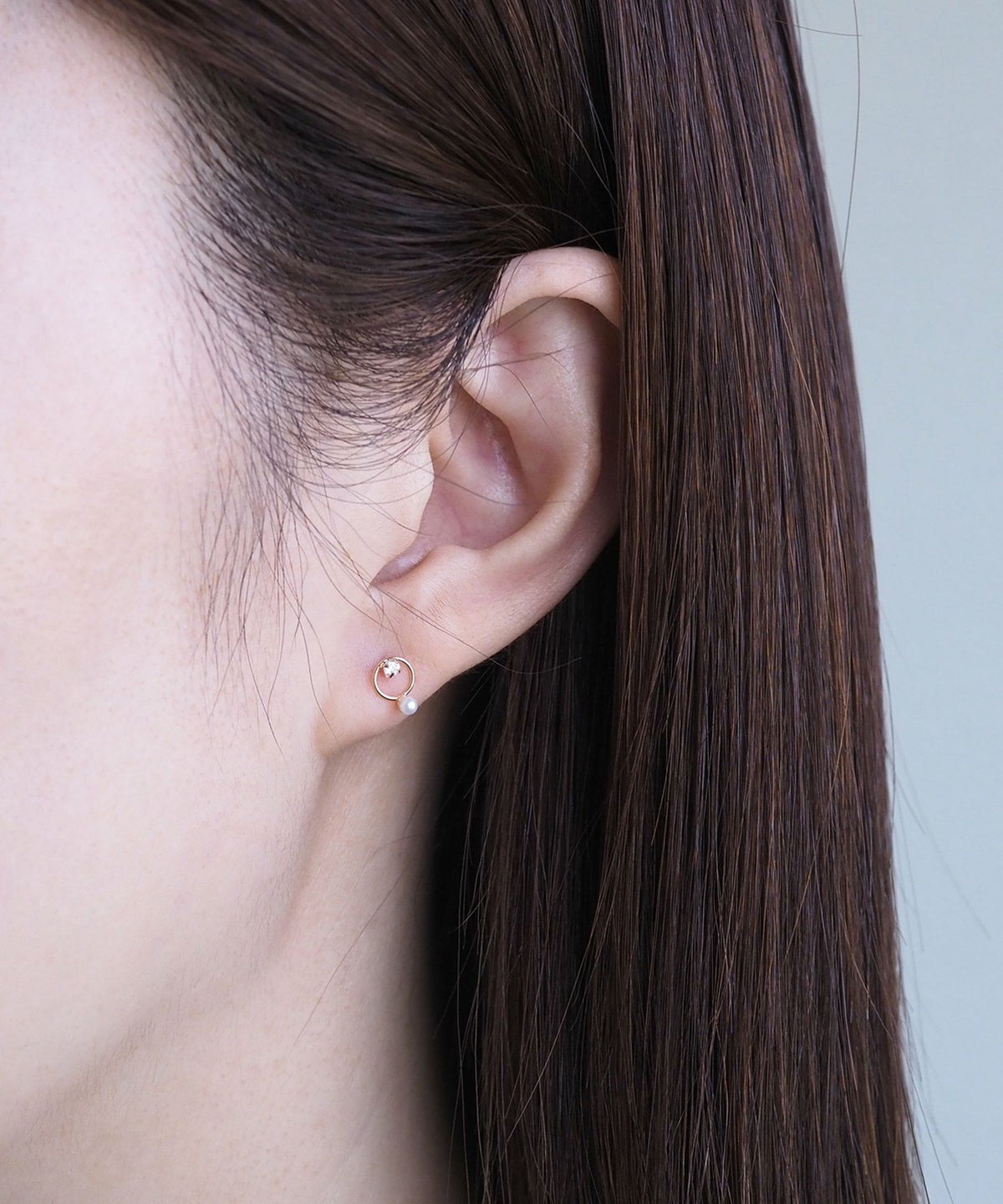 サークルラインミニピアス