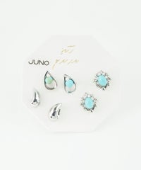 ターコイズセットチタンポストピアス