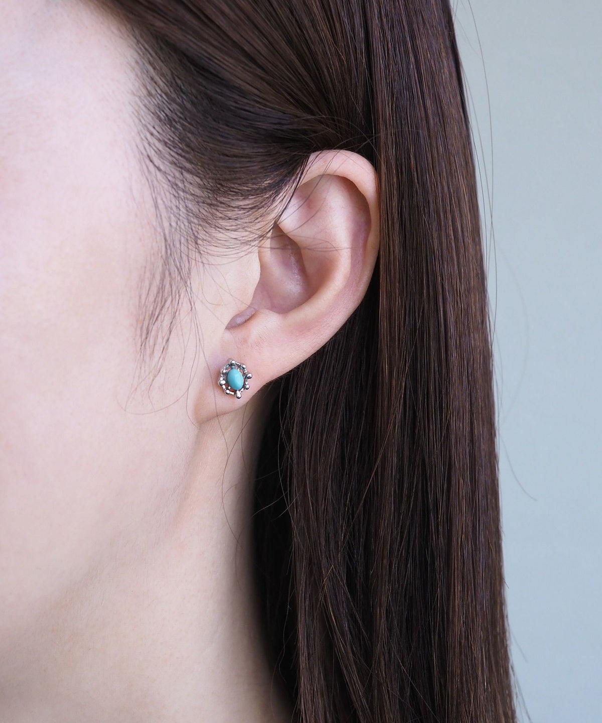 ターコイズセットチタンポストピアス