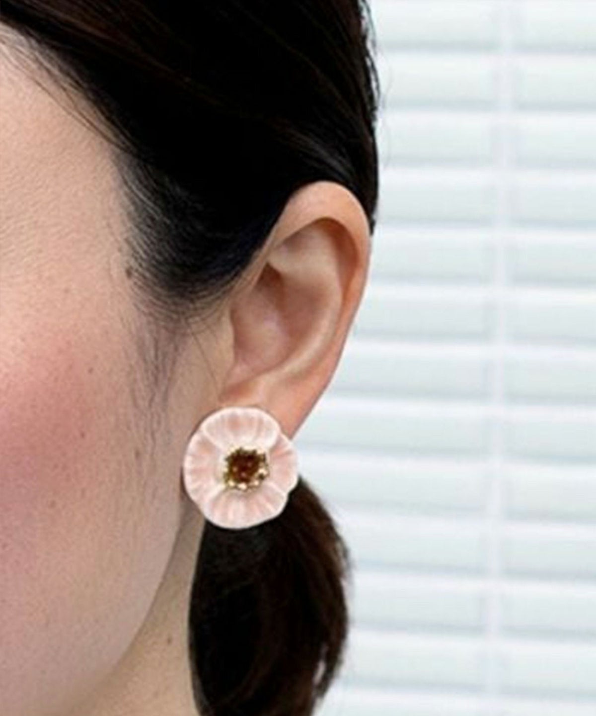 美濃焼タイル優花ピアス【七窯社】