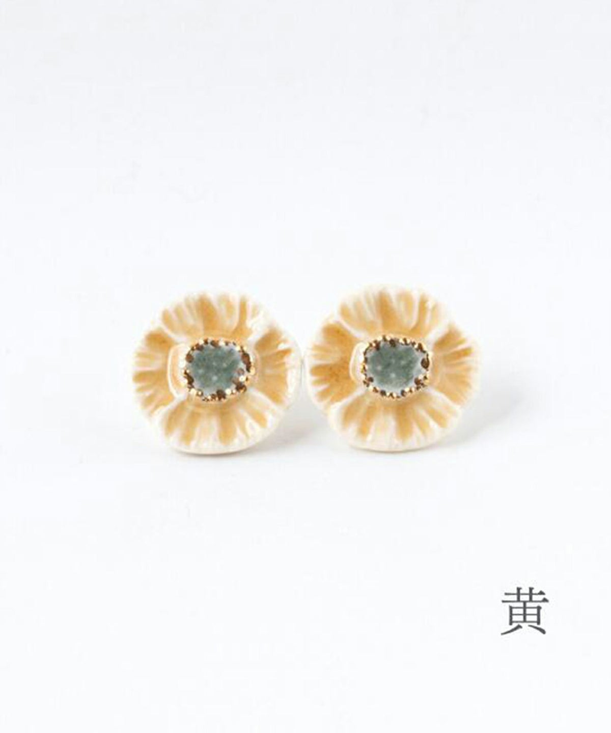 美濃焼タイル優花ピアス【七窯社】