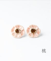 美濃焼タイル優花イヤリング【七窯社】