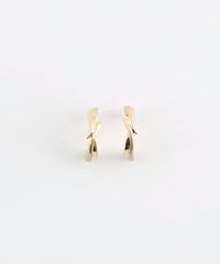 スライドラインフープセラミックポストピアス