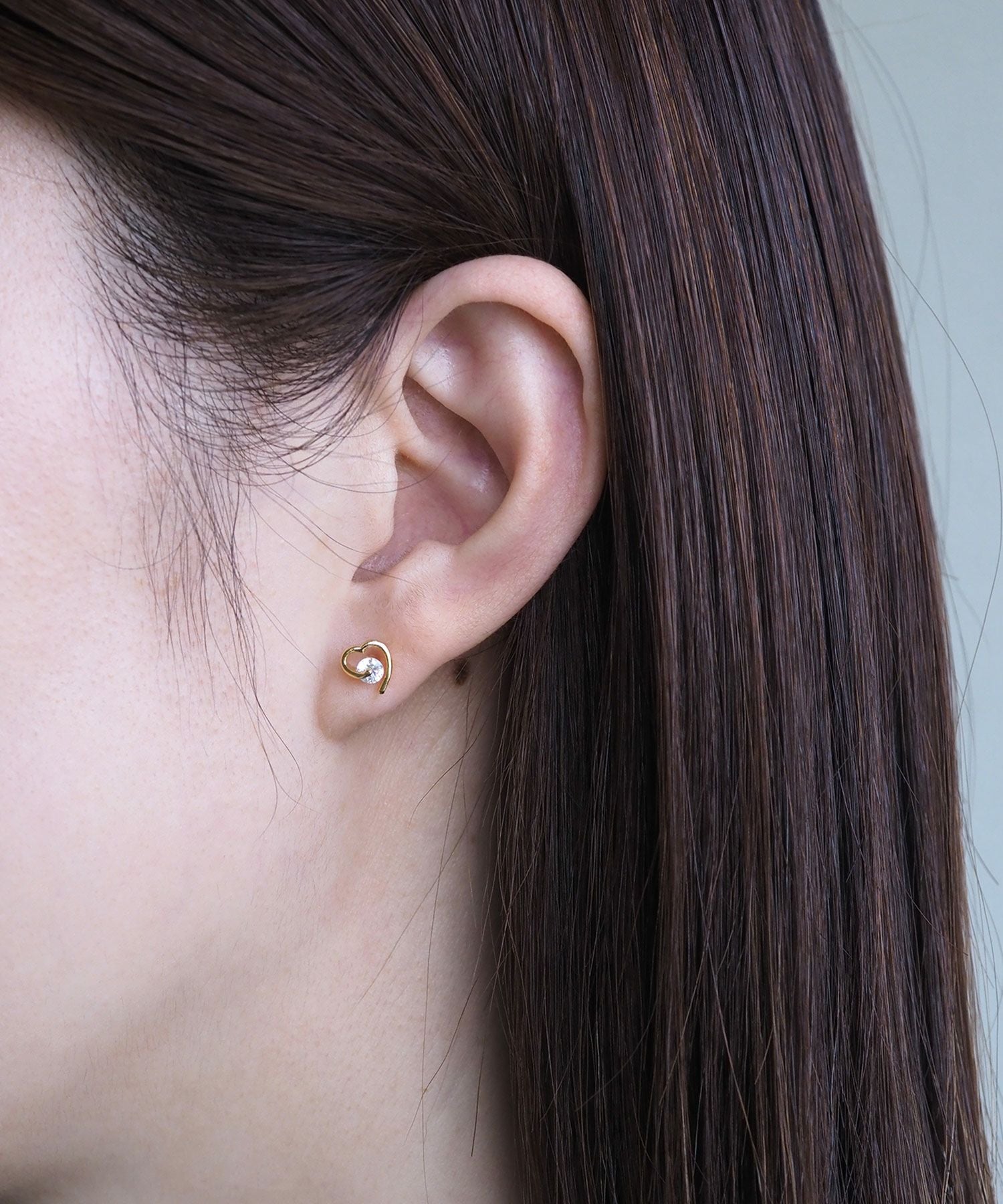 ソフトハートセラミックポストピアス