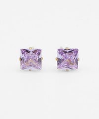 ワングレインキュービックステンレスピアス