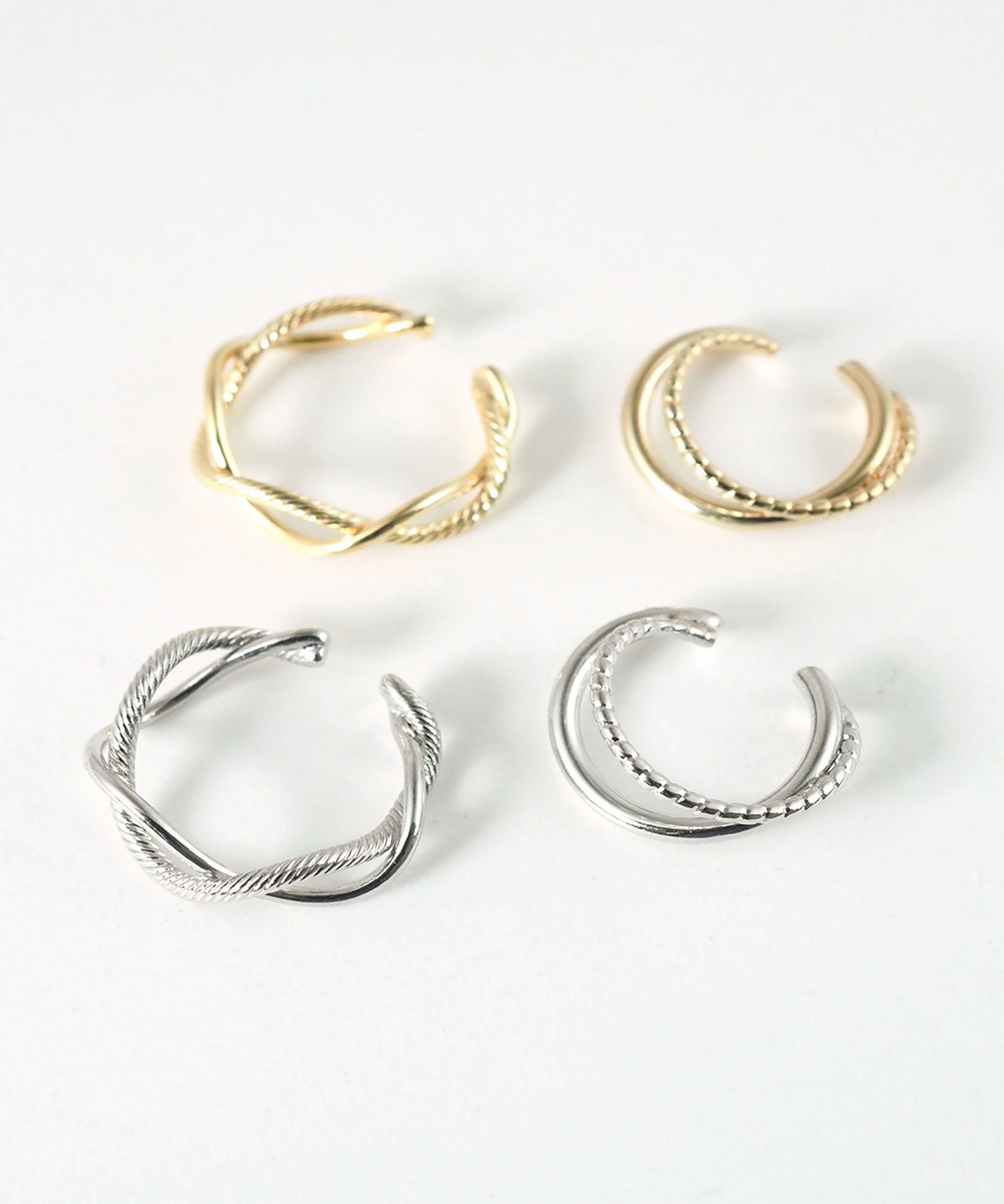 クロスセットイヤーカフ