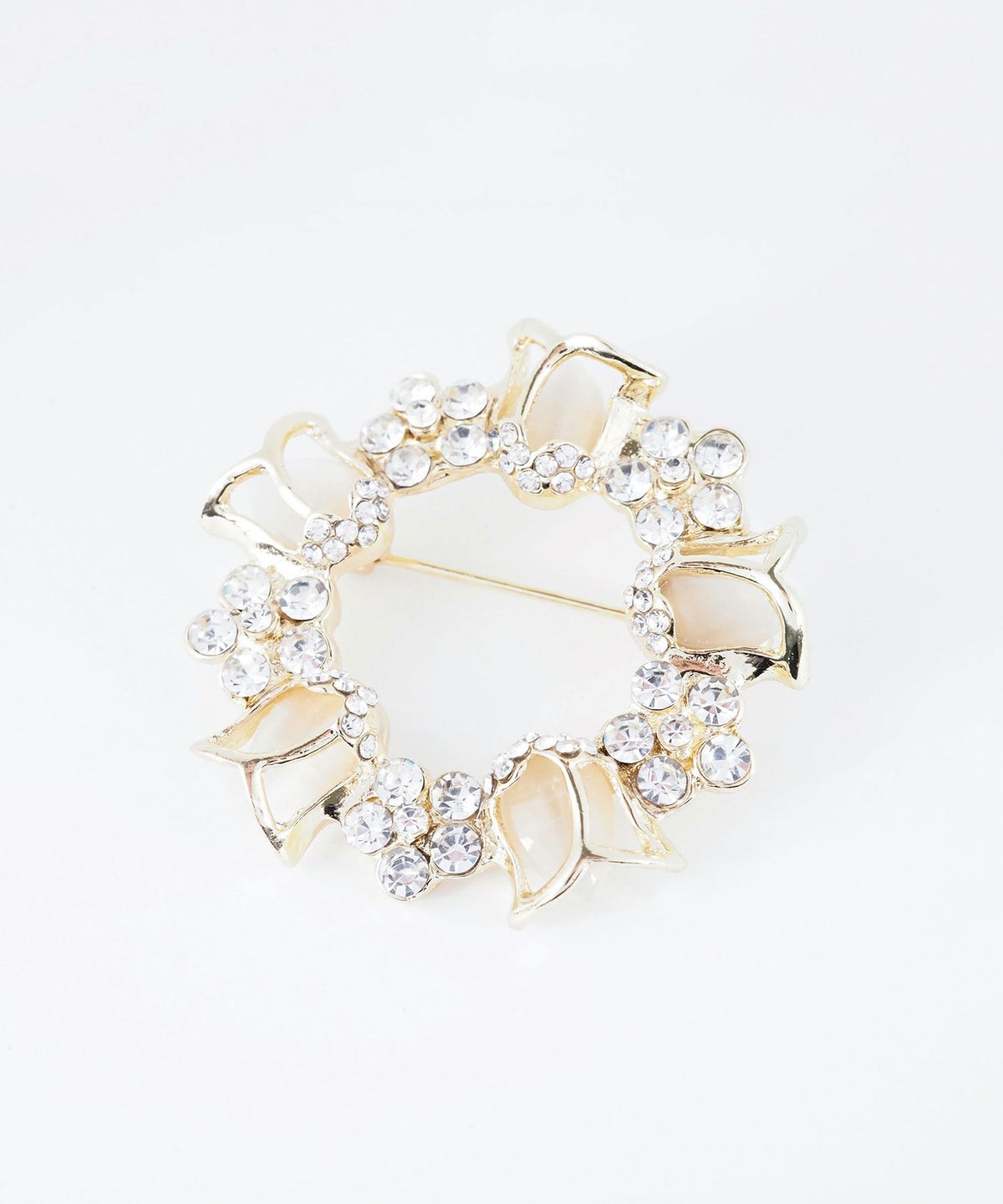 チューリップサークルブローチ