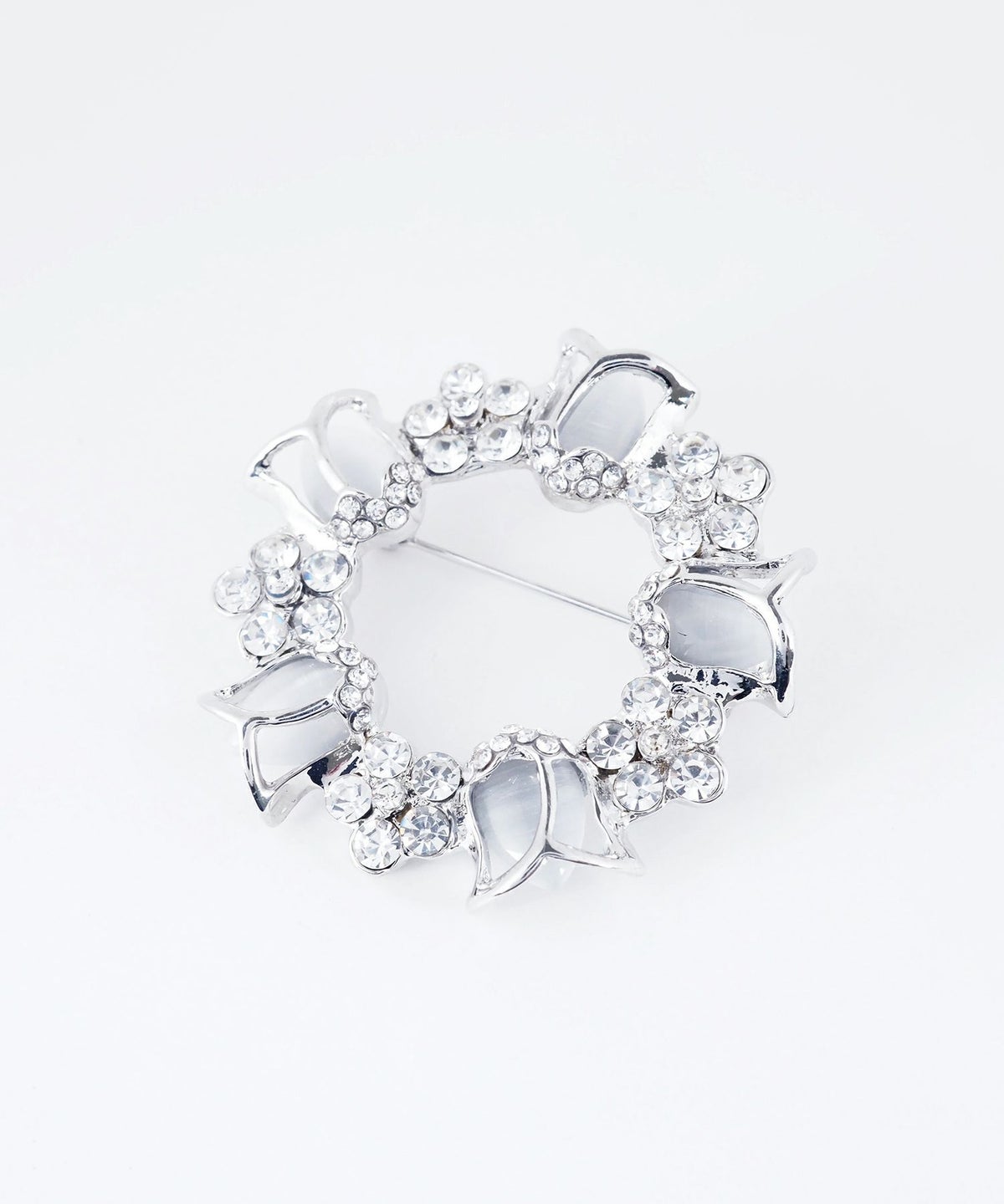 チューリップサークルブローチ