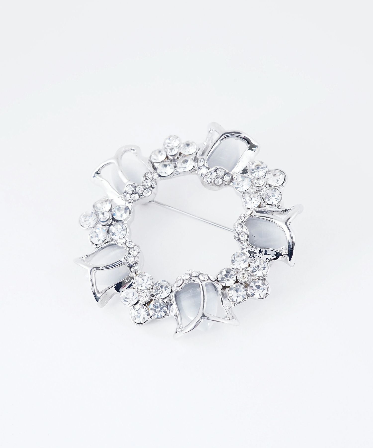 チューリップサークルブローチ