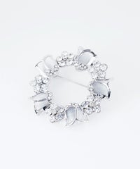 チューリップサークルブローチ